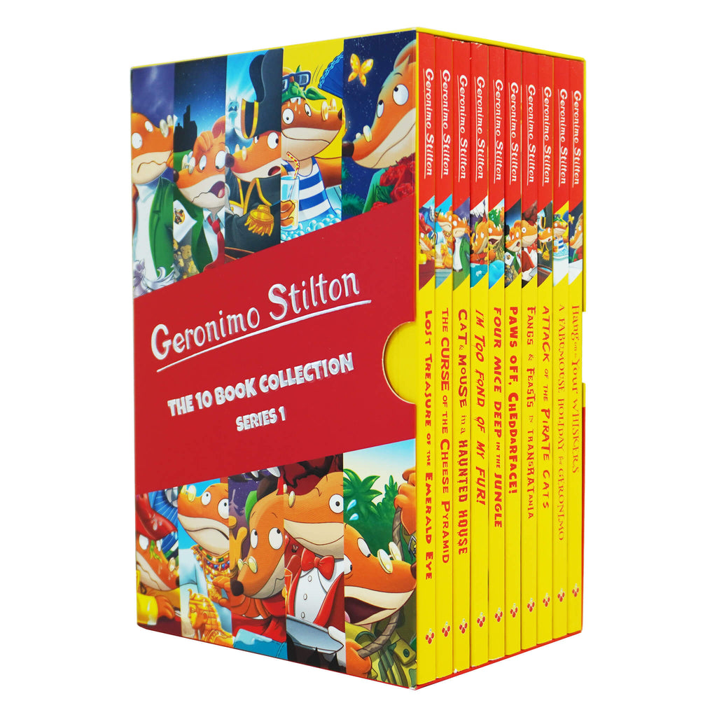 Geronimo Stilton Collection 10 Books (Series 1) Box Set - Ages 5-7 -  Paperback