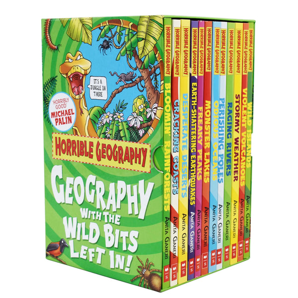 Horrible Geography Collection 12 Books Box Set By Anita Ganeri - Ages 9-14  - Paperback