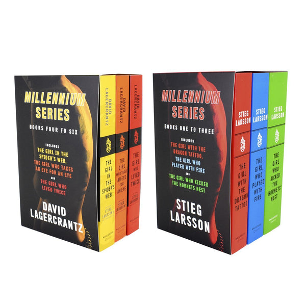 Millennium Series by Stieg Larsson  David Lagercrantz: Books 1-6 Box —  Books2Door