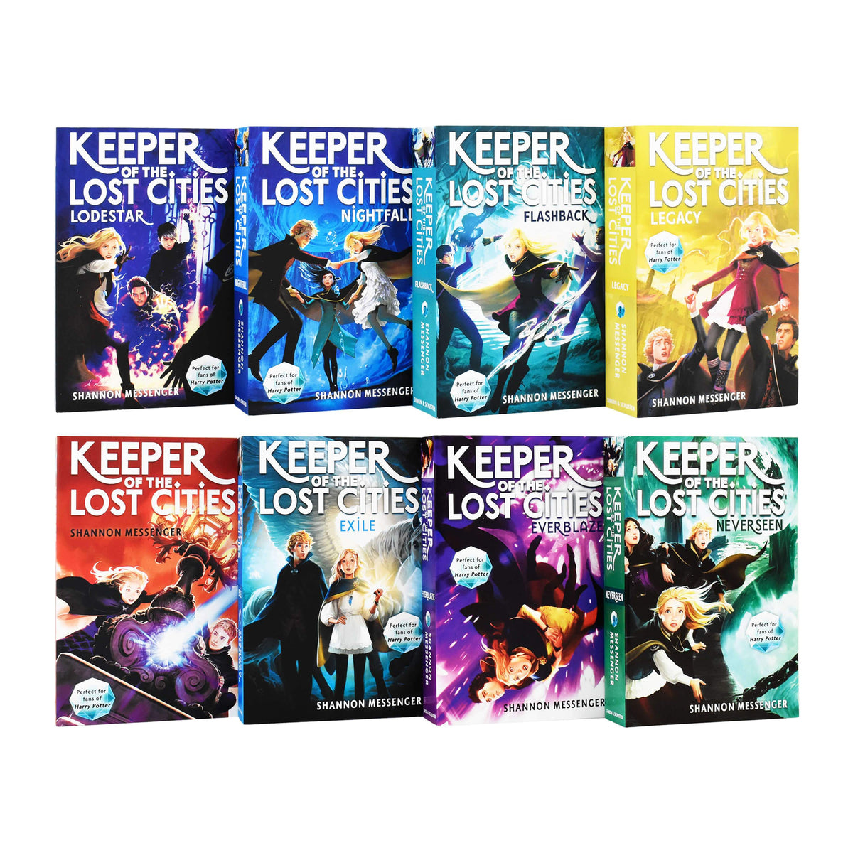 Keeper Of The Lost Cities By Shannon Messenger 8 Books Collection Set 