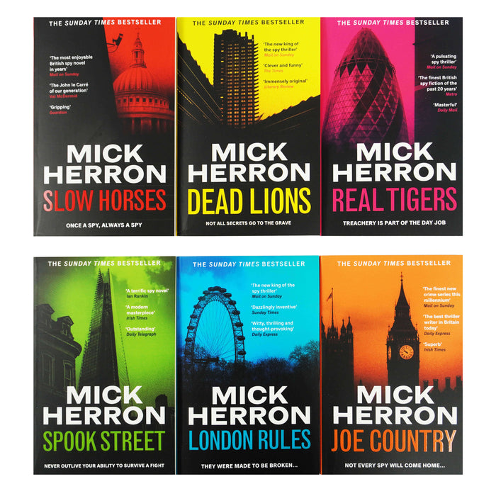 Slough House by Mick Herron Books 16 Collection Set Fiction Pape