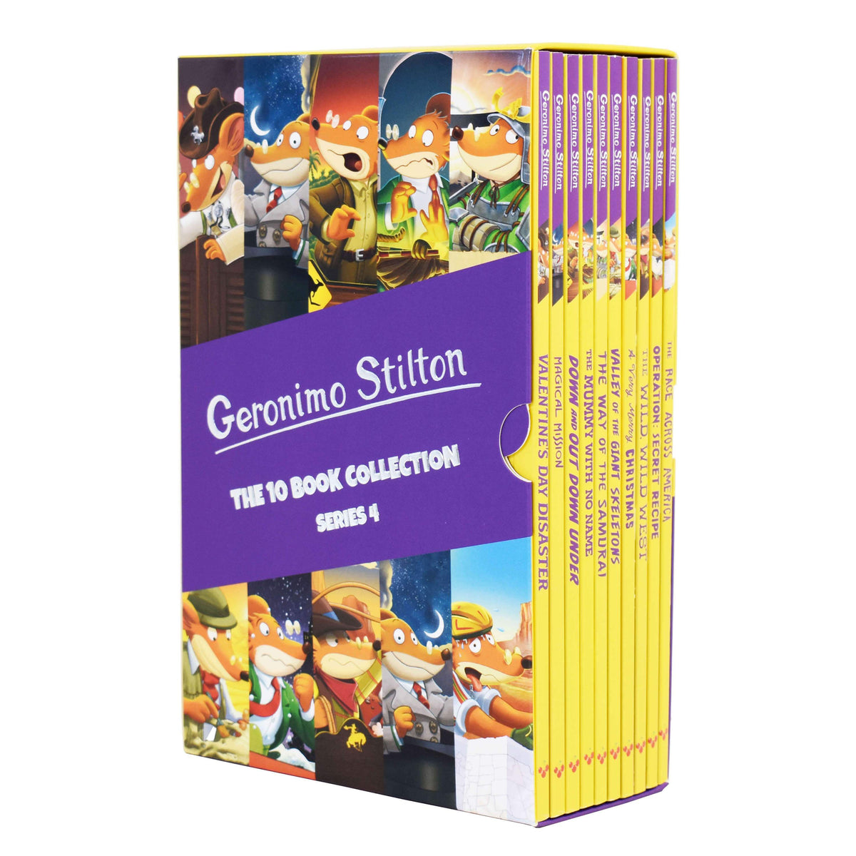 Geronimo Stilton The 10 Book Collection (Series 4) Box Set - Ages 5-7 -  Paperback