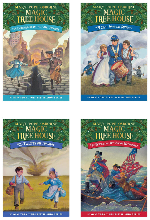 Magic Tree House Merlin Missions Books 21-24 by Mary Pope Osborne - Ages 5-7 - Paperback 5-7 Random House