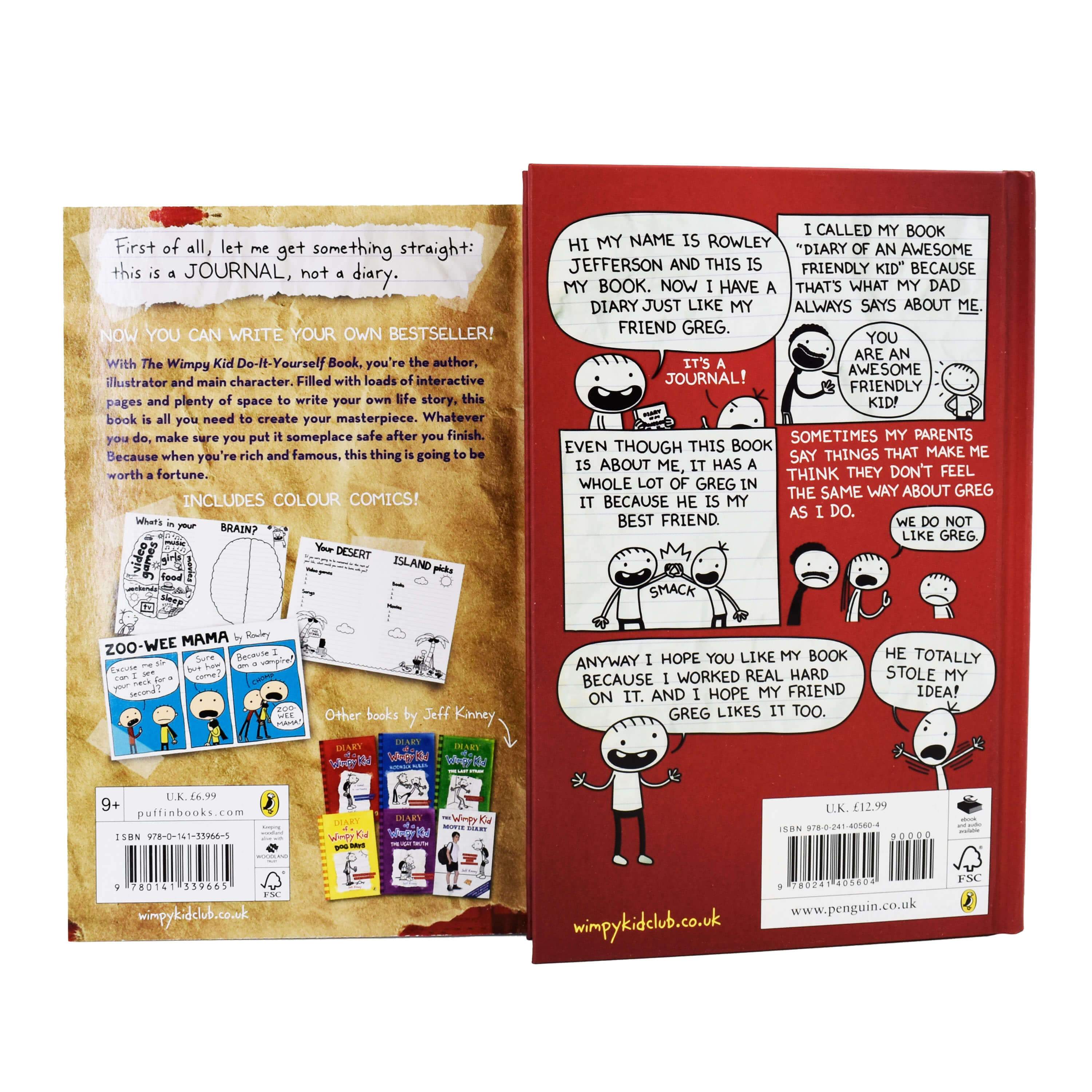 Diary of a Wimpy Kid by Jeff Kinney: Book 12-17 Collection Set