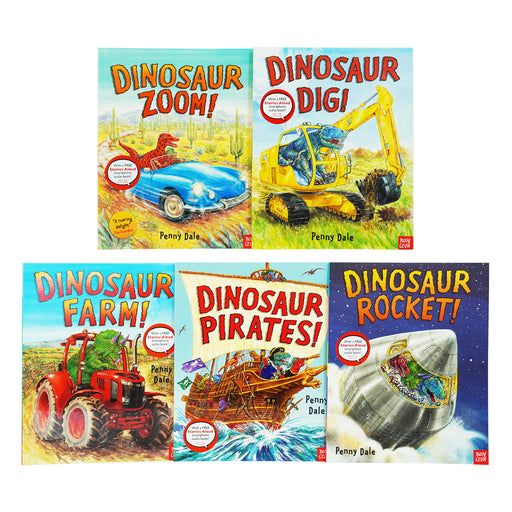 Penny Dale's Dinosaurs 5 Books Set With a Free Stories Audio Book! - Ages 2-6 - Paperback 0-5 Nosy Crow Ltd