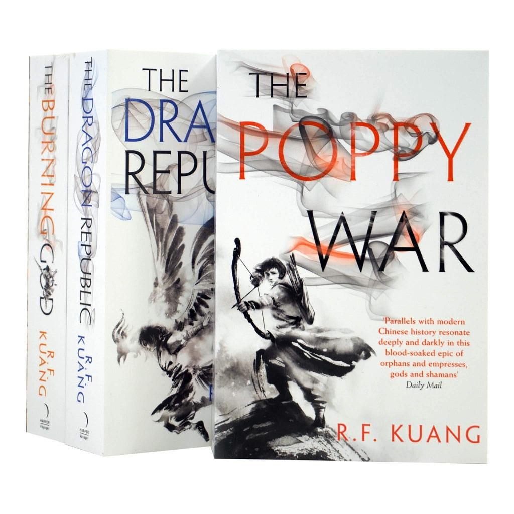 RF Kuang 4 Books Collection Set(The Poppy War, The Dragon Republic, The  Burning God, Babel [Hardcover])