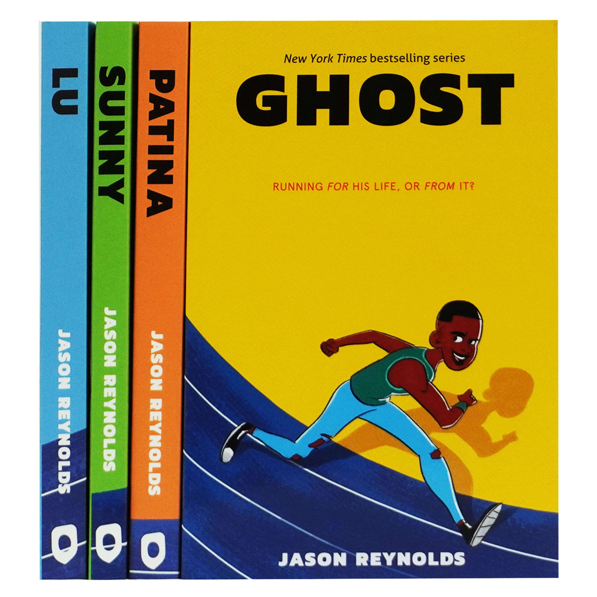 Jason Reynolds's Track Series Paperback Collection (Boxed Set): Ghost;  Patina; Sunny; Lu: Reynolds, Jason: 9781534462434: : Books