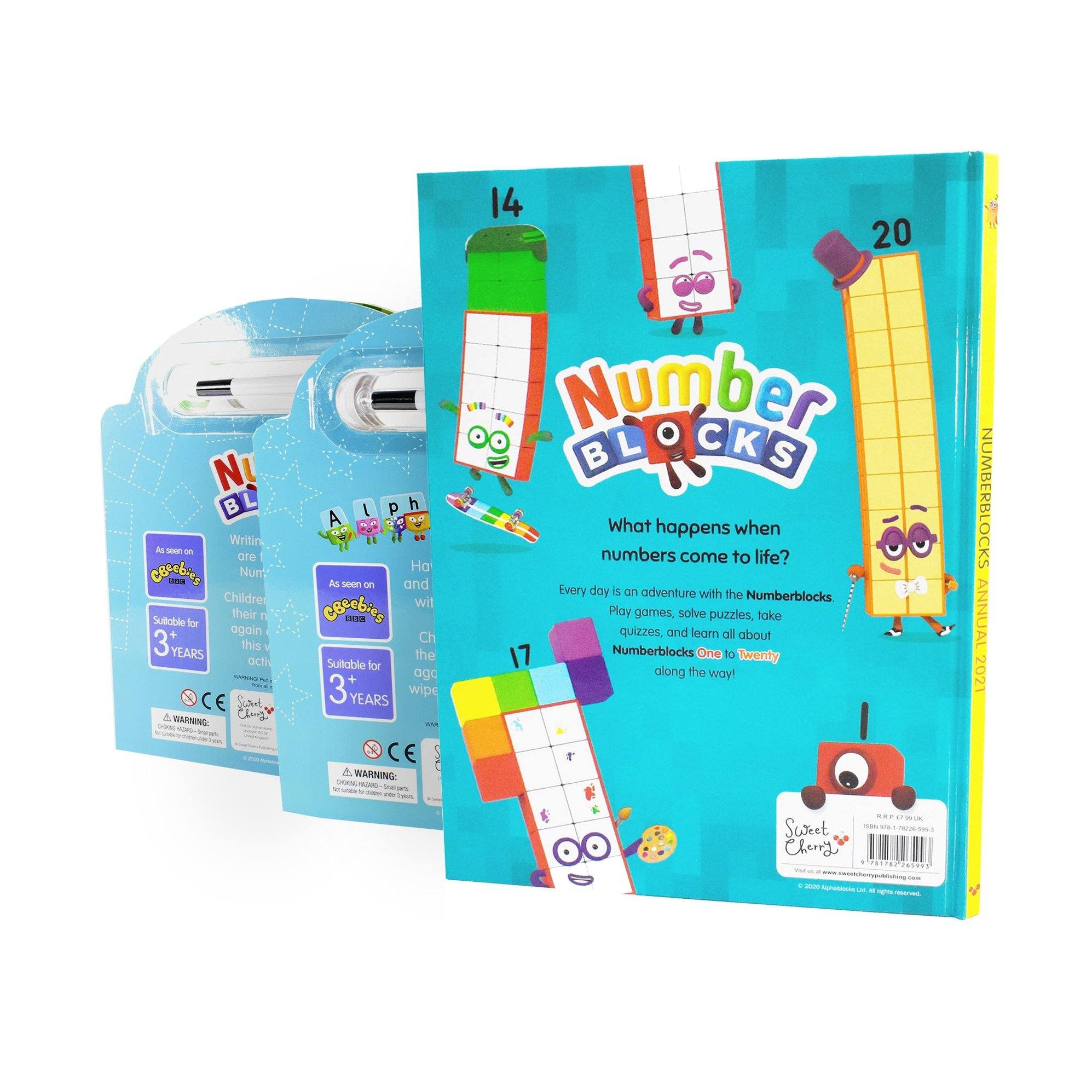 Numberblocks, Alphablocks & Wipe Clean 3 Books — Books2Door