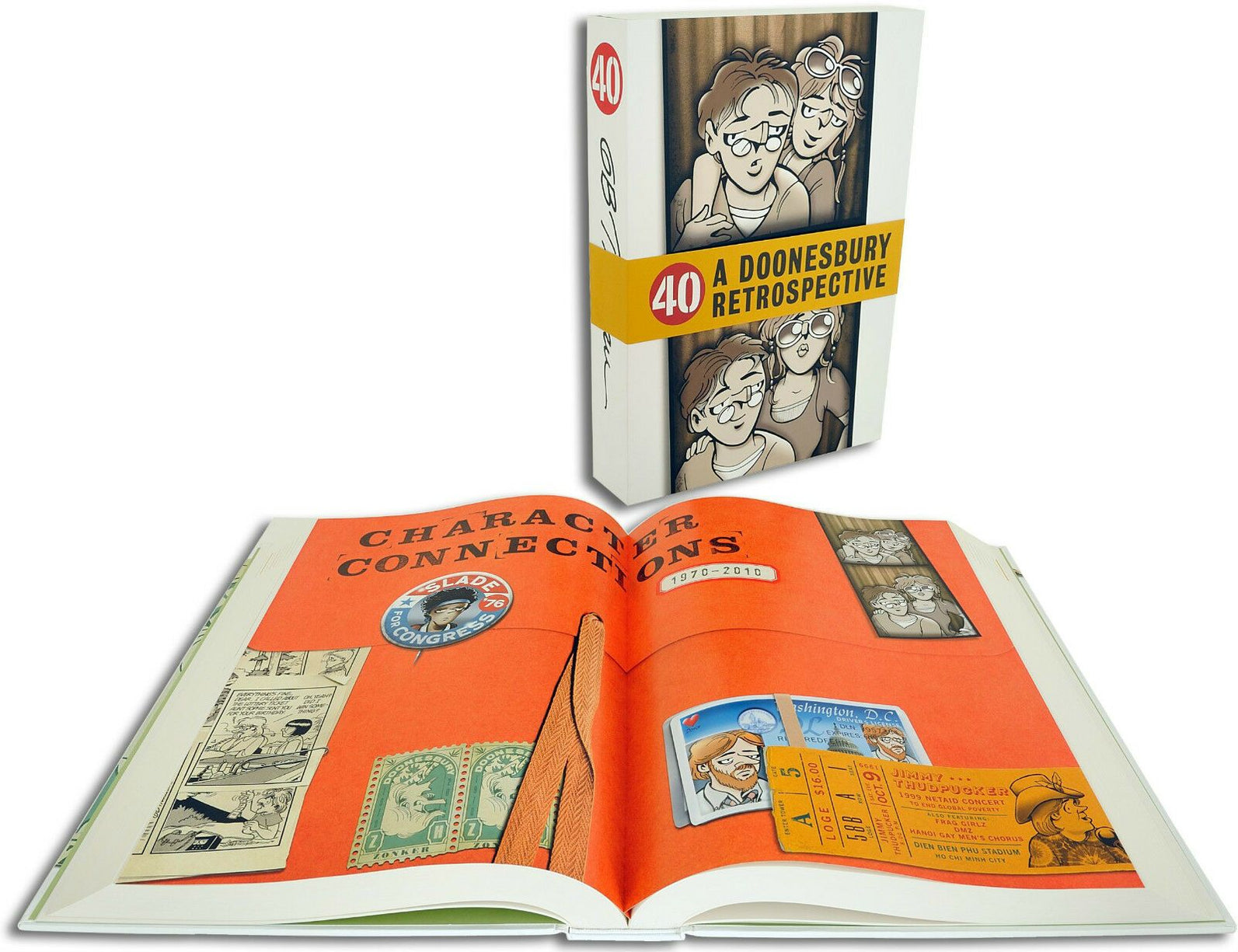 40 A Doonesbury Retrospective Hardcover Deluxe Box Set — Books2Door