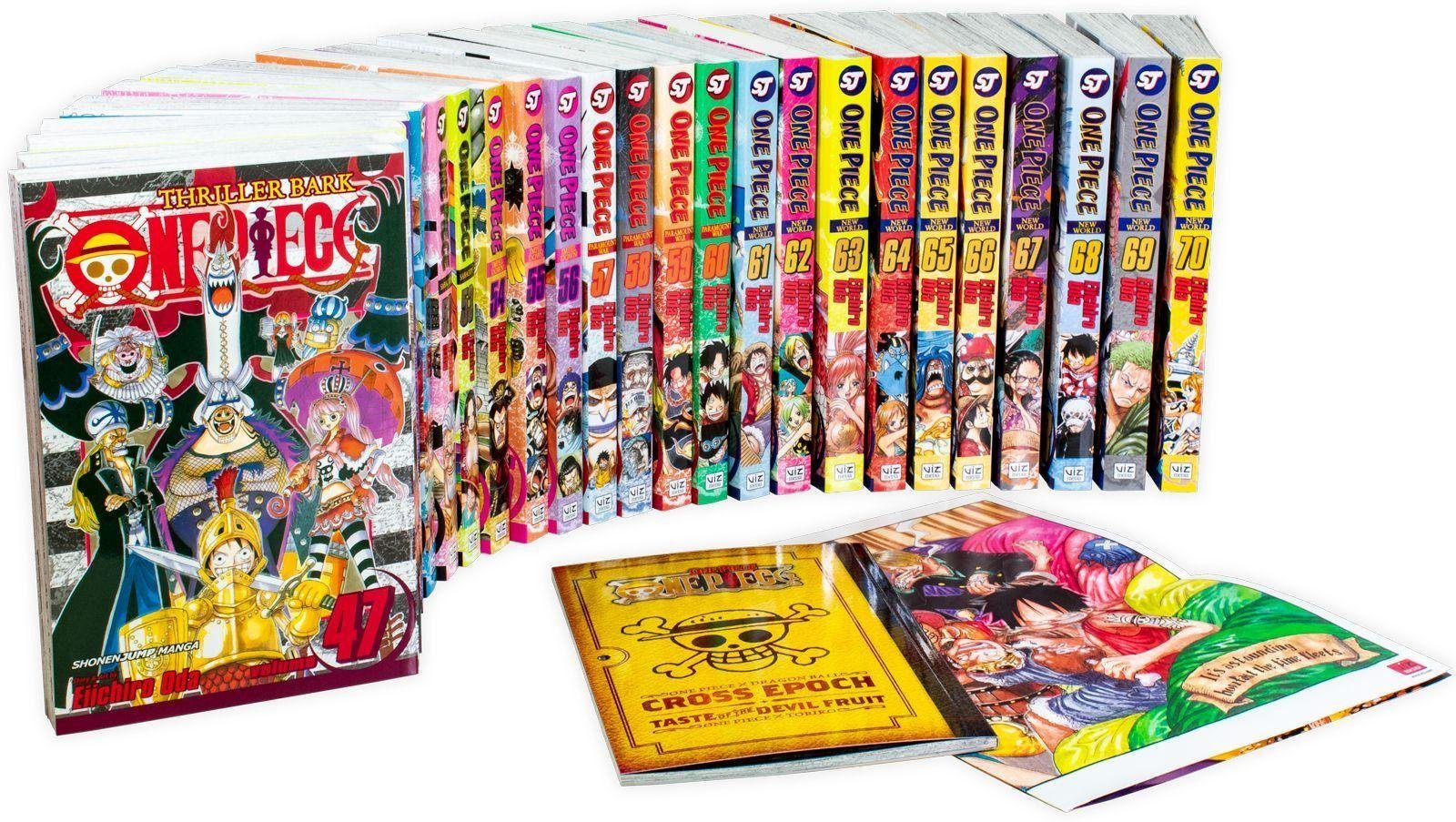 One Piece by Eiichiro Oda Box Set 3 Thriller Bark to New World (Vol