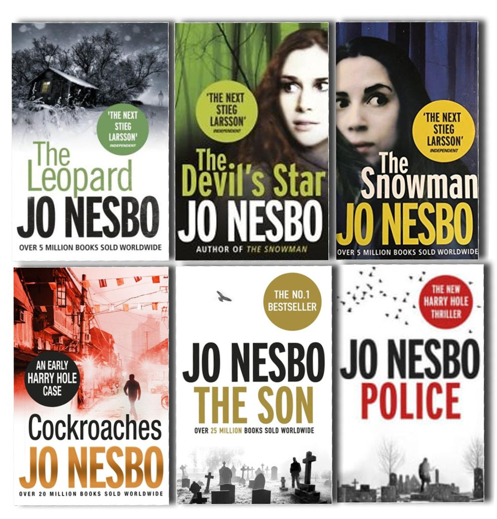 Jo Nesbo Harry Hole Thriller Series 3 Books Collection Set (The Snowma